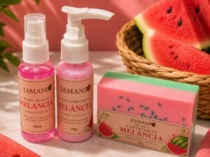 Kit mini body Splash 50ml, hidratante 50g e sabonete de 90g.