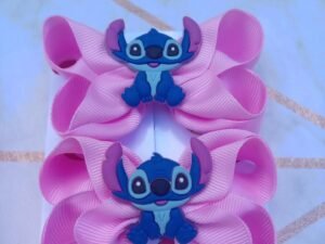 Par de Laços Temáticos Stitch – A Febre do Momento!