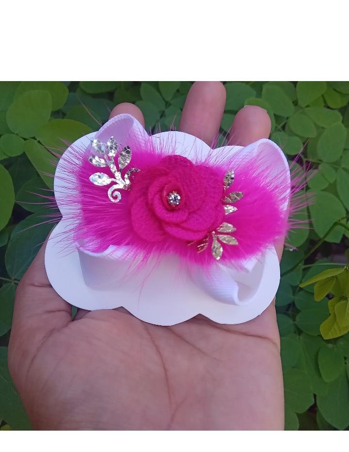 Laço Luxo Pink – O Brilho que a Sua Princesa Merece!