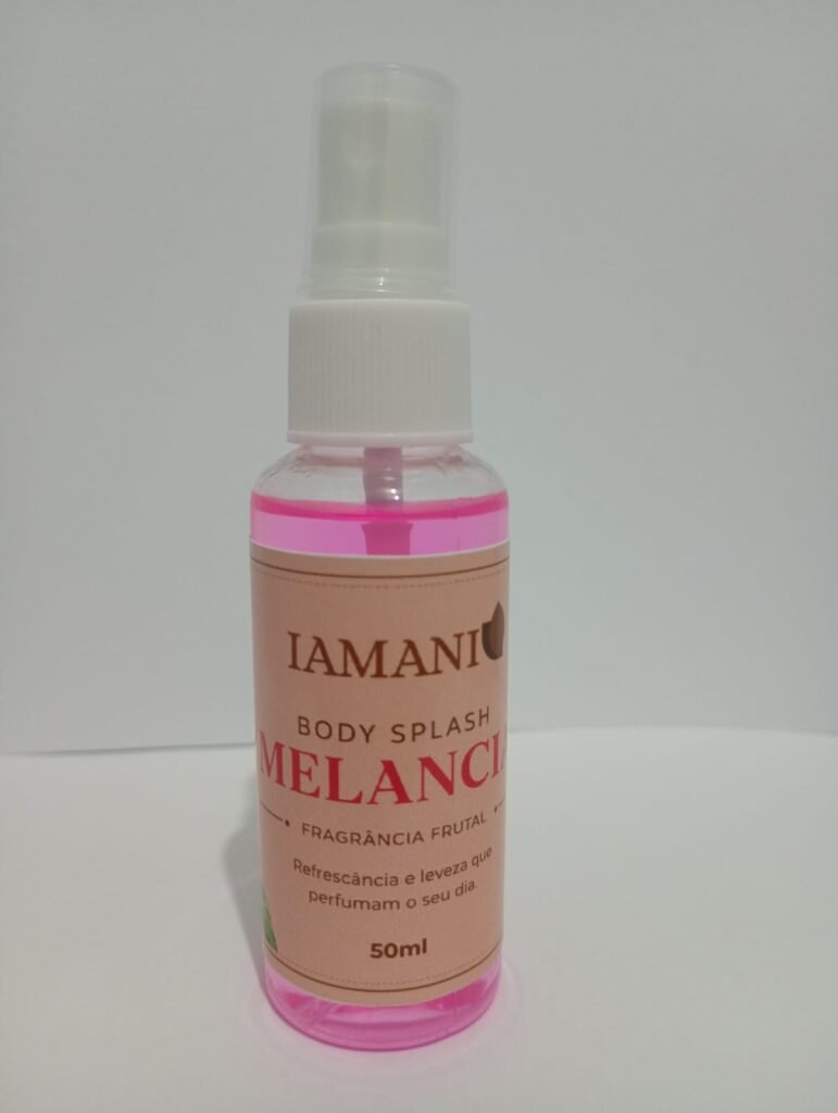Mini body Splash de melancia. Versão de bolso. 50ml.