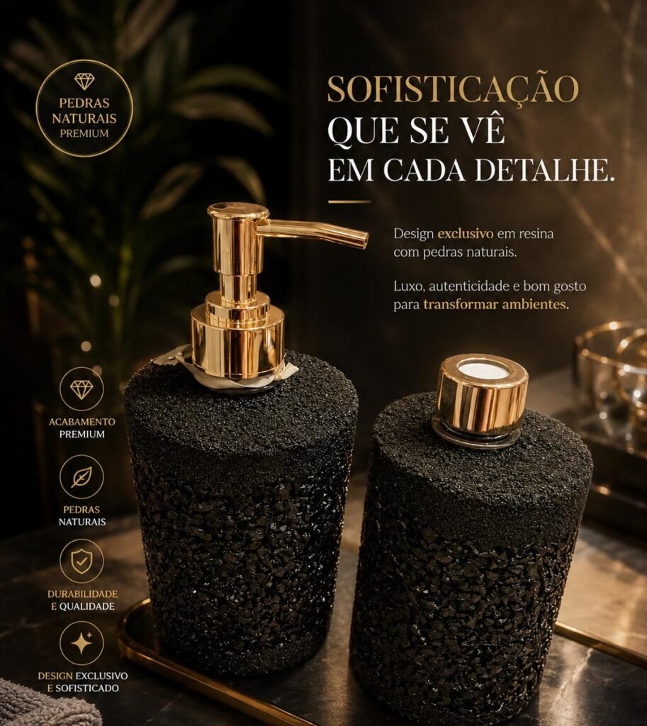 Kit Lavabo Personalizado em Resina